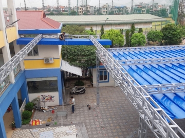 Công ty thi công mái che sân trường các loại chất lượng, giá tốt nhất Hà Tĩnh